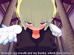 Lalatina's dark allure in a steamy POV hentai encounter with kono subarashii