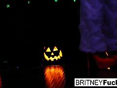 two blondes share halloween costume scare