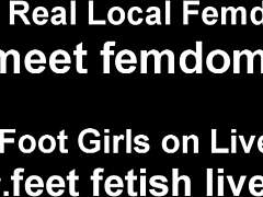 Femdom domination: Your feet are ours to command