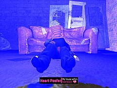 Uptown-tjej blir downtown-älskare i vild tecknad knull!