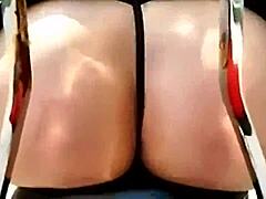 Outdoor motorcycle adventure with a wardrobe malfunction
