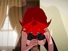 intimate sex with itsuki nakano redhead hentai character