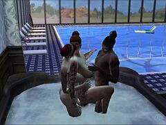 Milfs and teens with big tits bang hard in compilation.