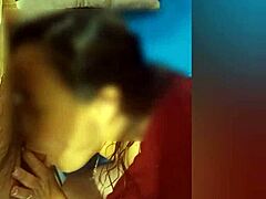 latina wife gives irresistible blowjob and handjob