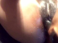 Ebony Babe Squirts With Intense Emotion