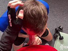 Twinks give blowjobs to each other in public outdoor spots