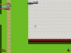 Parody of Japanese fighting tournament in hentai game with rough action