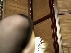 I loves this stocking fetish, it's so kinky.