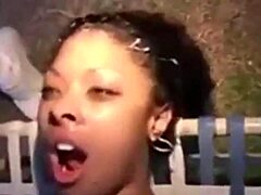 Interracial group sex with young girl leads to multiple orgasms