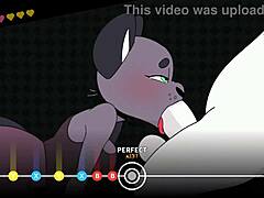 beat banger cathy bangs with 100 accuracy in this furry cartoon
