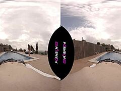 young latina neighbor wants to fuck outdoors in vr?