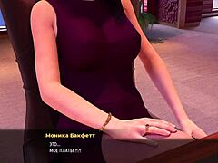 fashionbusiness boss girl undresses in 3d anime hentai game