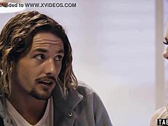 Dude, this naive virgin teen Dixie Lynn got drilled by the solo artist in a crazy groupie bang!