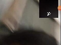 Indian guy stroking his hard cock fast