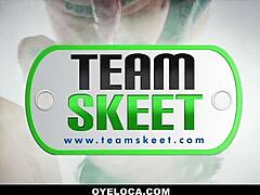 TeamSkeet - Геена латино тийн се промъква и язди голям чоризо на приятеля на съквартиранта