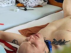 Hogtied Twink Gets Rimjob and Edging Fun