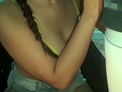 Novinha CASUALLY TAKES CUM from Laurencat.