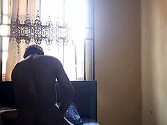 My friends dick fucks girlfriend in milf facial