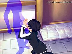 Kirito Receives Blowjob With Cumshot In Mouth In Sword Art Online Yaoi