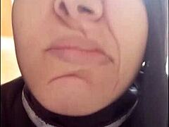 Stockings on face make me look totally wild