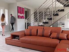 Summer Brooks fucks her pervert step uncle in taboo scene.