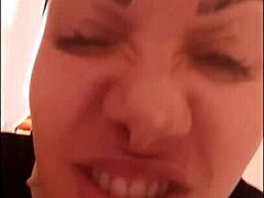 Stockings on face make me look totally wild