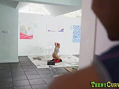 Big butt teen titty fucking with wild hardcore energy