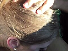 Blonde California teen takes a huge black shaft for a wild public ride on the road