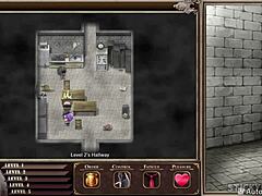 i and my girlfriend enjoy hentai sex game with busty hottie