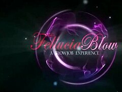 pretty blonde gives blowjob and swallows cum in facial amateur video