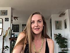 Oh Sarah, your perky tits and ass are quivering as you finger your pussy to intense orgasm!