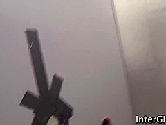 Layton benton blowing big white cock through a glory hole