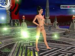 i watch this indian bhabhi in sexy poses then she masturbates with a candle, so hot