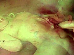 Blonde lets man lick her ass before anal