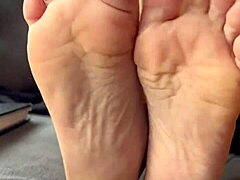 Petite brunette strips in heels, ripping clothes