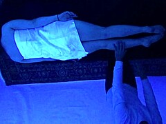 Gigi Breeze Receives Top Blacklight Massage Under Black Lights