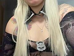 alina modelista porn star strips sexy, ripping clothes in femdom fetish scene