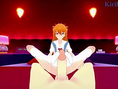 Experience the intense pleasure of Rei Ayanami and Asuka Langley Soryu in this 3D animated hentai