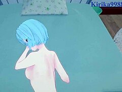 Rei and Asuka have intense sex