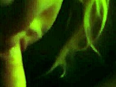 Blowjob from blonde milf amateurs in group creampie swingers scene.