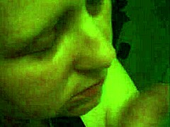 wife subtly sucking big cock while i watch wwe