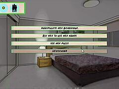 Big tits anime girl in dating game hentai paizuri!