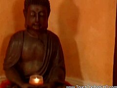 couple gives erotic massage to female friends