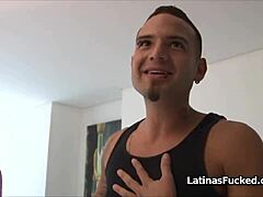 Pick up casting busty colombiana beauty interviewed homemade