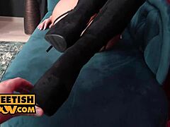 Petite Mary Frost's intense POV encounter in various positions