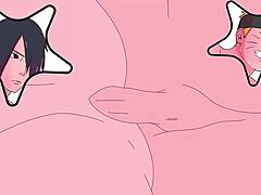 Naruto and sasuke explode in gay sex!