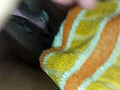 black pussy squirts during orgasm with girlfriend and friend