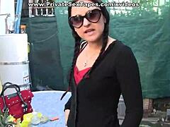 Sexy Brunette Gf Merciless Doggy Fuck Before The Camera