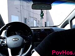 pov big curvy ass teen rides outdoors