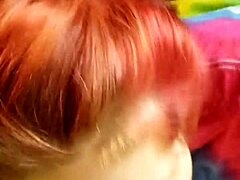 Real teen Hannah enjoys sucking candy